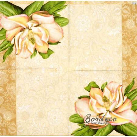 Serwetka decoupage seria MAKI magnolia 33x33cm